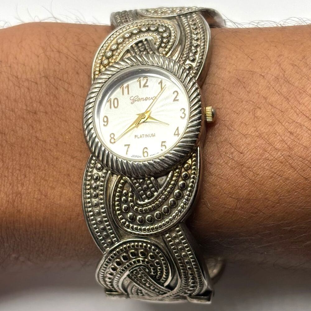Vintage Silver Cuff Watch